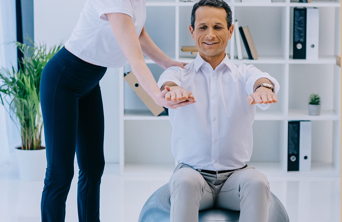 Enhance employee well-being and productivity with PhysioElm's corporate physiotherapy services, offering tailored on-site treatments to reduce workplace injuries.